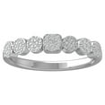 thumbnail image 1 of ARAIYA FINE JEWELRY 10K White Gold Round Lab Grown Diamond Engagement Ring (1/4 cttw, VS Clarity, D-E Color) Size 6, 1 of 1