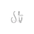 thumbnail image 1 of ARAIYA FINE JEWELRY 10K White Gold Round Lab-Grown Diamond and Pearl Stud Earrings (1/8 cttw, VS1 Clarity, D-E Color), 1 of 7