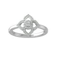 thumbnail image 1 of ARAIYA FINE JEWELRY 10K White Gold Round and Princess shape Lab Grown Diamond Band Ring (1/4 cttw, VS Clarity, D-F Color) Size 7, 1 of 4