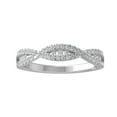 thumbnail image 1 of ARAIYA FINE JEWELRY 10K White Gold Round-shape Diamond Anniversary Ring (1/3 cttw, I2-I3 Clarity, I-J Color) Size 5, 1 of 5