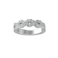 thumbnail image 1 of ARAIYA FINE JEWELRY 10K White Gold Round-shape Diamond Anniversary Ring (1/5 cttw, I2-I3 Clarity, I-J Color) Size 8, 1 of 5