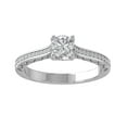 thumbnail image 1 of ARAIYA FINE JEWELRY 10K White Gold Round-shape Diamond Engagement Ring (3/4 cttw, I2-I3 Clarity, I-J Color) Size 10, 1 of 5