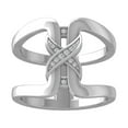 thumbnail image 1 of ARAIYA FINE JEWELRY 10K White Gold Round-shape Diamond Fashion Ring (1/10 cttw, I2-I3 Clarity, I-J Color) Size 9, 1 of 5