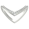 thumbnail image 1 of ARAIYA FINE JEWELRY 10K White Gold Round-shape Diamond Fashion Ring (1/3 cttw, I2-I3 Clarity, I-J Color) Size 5, 1 of 5