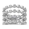 thumbnail image 1 of ARAIYA FINE JEWELRY 10K White Gold Round-shape Diamond Fashion Ring (1/3 cttw, I2-I3 Clarity, I-J Color) Size 8, 1 of 5