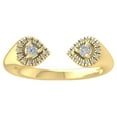 thumbnail image 1 of ARAIYA FINE JEWELRY 10K Yellow Gold Diamond Bypass Band Ring (1/4 cttw, I-J Color, I2-I3 Clarity) Size 8.5, 1 of 4