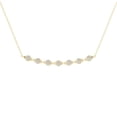thumbnail image 1 of Araiya Fine Jewelry 10K Yellow Gold Diamond Cluster Pendant with Gold Plated Silver Cable Chain Necklace (1/2 cttw, I2-I3 Clarity, I-J Color) 18inch | Metal Weight :2.44 gram, 1 of 1