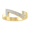 thumbnail image 1 of ARAIYA FINE JEWELRY 10K Yellow Gold Diamond Fashion Band Ring (1/5 cttw, I-J Color, I2-I3 Clarity) Size 6, 1 of 6
