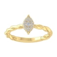 thumbnail image 1 of ARAIYA FINE JEWELRY 10K Yellow Gold Diamond Promise Ring (1/6 cttw, I-J Color, I2-I3 Clarity) Size 6.5, 1 of 6