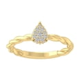 thumbnail image 1 of ARAIYA FINE JEWELRY 10K Yellow Gold Diamond Promise Ring (1/6 cttw, I-J Color, I2-I3 Clarity) Size 6, 1 of 5