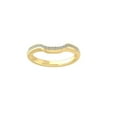 thumbnail image 1 of ARAIYA FINE JEWELRY 10K Yellow Gold Diamond Wedding Band Ring (1/10 cttw, I-J Color, I2-I3 Clarity) Size 8.5, 1 of 3
