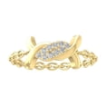 thumbnail image 1 of ARAIYA FINE JEWELRY 10K Yellow Gold Diamond Wedding Band Ring (1/10 cttw, I-J Color, I2-I3 Clarity) Size 8, 1 of 6
