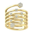 thumbnail image 1 of ARAIYA FINE JEWELRY 10K Yellow Gold Diamond Wedding Band Ring (1/3 cttw, I-J Color, I2-I3 Clarity) Size 9.5, 1 of 4