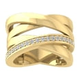thumbnail image 1 of ARAIYA FINE JEWELRY 10K Yellow Gold Diamond Wedding Band Ring (1/4 cttw, I-J Color, I2-I3 Clarity) Size 9.5, 1 of 4