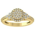 thumbnail image 1 of ARAIYA FINE JEWELRY 10K Yellow Gold Diamond Wedding Band Ring (5/8 cttw, I-J Color, I2-I3 Clarity) Size 6.5, 1 of 4
