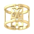 thumbnail image 1 of ARAIYA FINE JEWELRY 10K Yellow Gold Diamond Wedding Band Ring Size 5.5, 1 of 4