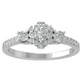 thumbnail image 1 of ARAIYA FINE JEWELRY 10K Yellow Gold Lab Grown Diamond Halo Engagement Ring (5/8 cttw, D-F Color, VS Clarity) Size 5.5, 1 of 4