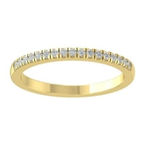 ARAIYA FINE JEWELRY 10K Yellow Gold Lab Grown Diamond Ring (1/6 cttw, D-F Color, VS Clarity), Size 7