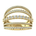 thumbnail image 1 of ARAIYA FINE JEWELRY 10K Yellow Gold Lab Grown Diamond Wedding Band Ring (1 1/2 cttw, D-F Color, VS Clarity) Size 6.5, 1 of 4