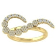 thumbnail image 1 of ARAIYA FINE JEWELRY 10K Yellow Gold Lab Grown Diamond Wedding Band Ring (1/2 cttw, D-F Color, VS Clarity) Size 8, 1 of 4