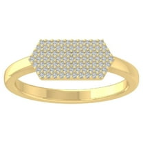 ARAIYA FINE JEWELRY 10K Yellow Gold Lab Grown Diamond Wedding Band Ring (1/5 cttw, D-F Color, VS Clarity) Size 6