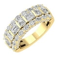 thumbnail image 1 of ARAIYA FINE JEWELRY 10K Yellow Gold Lab Grown Diamond Wedding Band Ring (3 cttw, D-F Color, VS1 Clarity) Size 9, 1 of 1