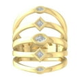 thumbnail image 1 of ARAIYA FINE JEWELRY 10K Yellow Gold Marquise and princess-shape Diamond Wedding Band Ring (1/2 cttw, I-J Color, I2-I3 Clarity) Size 8.5, 1 of 4