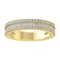thumbnail image 1 of ARAIYA FINE JEWELRY 10K Yellow Gold Round-shape Diamond Anniversary Ring (3/4 cttw, I2-I3 Clarity, I-J Color) Size 6, 1 of 5