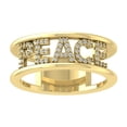 thumbnail image 1 of ARAIYA FINE JEWELRY 10K Yellow Gold Round Diamond Band Ring (1/6 cttw, I2-I3 Clarity, I-J Color) Size 5, 1 of 5