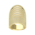 thumbnail image 1 of Araiya Fine Jewelry 10K Yellow Gold Round Diamond Fashion Band Ring (1 1/2 cttw, I-J Color, I2-I3 Clarity), Size 8, 1 of 6