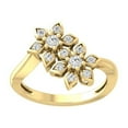 thumbnail image 1 of ARAIYA FINE JEWELRY 10K Yellow Gold Round Diamond Fashion Band Ring (1/3 cttw, I2-I3 Clarity, I-J Color) Size 6, 1 of 6