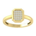 thumbnail image 1 of ARAIYA FINE JEWELRY 10K Yellow Gold Round Diamond Fashion Band Ring (1/6 cttw, I2-I3 Clarity, I-J Color) Size 6.5, 1 of 6
