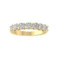 thumbnail image 1 of ARAIYA FINE JEWELRY 10K Yellow Gold Round Diamond Wedding Band Ring (1 1/4 cttw, I-J Color, I2-I3 Clarity), Size 6.5, 1 of 5