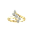 thumbnail image 1 of ARAIYA FINE JEWELRY 10K Yellow Gold Round Lab Grown Diamond Anniversary Band Ring (1/3 cttw, VS Clarity, D-F Color) Size 6, 1 of 4