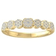 thumbnail image 1 of ARAIYA FINE JEWELRY 10K Yellow Gold Round Lab Grown Diamond Engagement Ring (1/4 cttw, VS Clarity, D-E Color) Size 8, 1 of 1
