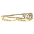 thumbnail image 1 of ARAIYA FINE JEWELRY 10K Yellow Gold Round and Baguette-shape Lab Grown Diamond Wedding Band Ring (1/2 cttw, D-F Color, VS Clarity) Size 7.5, 1 of 4