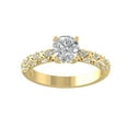 thumbnail image 1 of ARAIYA FINE JEWELRY 10K Yellow Gold Round-shape Diamond Engagement Ring (1 1/3 cttw, I2-I3 Clarity, I-J Color) Size 5, 1 of 5