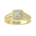 thumbnail image 1 of ARAIYA FINE JEWELRY 10K Yellow Gold Round-shape Diamond Engagement Ring (7/8 cttw, I2-I3 Clarity, I-J Color) Size 5, 1 of 5
