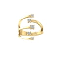 thumbnail image 1 of ARAIYA FINE JEWELRY 10K Yellow Gold Round-shape Diamond Fashion Ring (1/3 cttw, I2-I3 Clarity, I-J Color) Size 7, 1 of 5