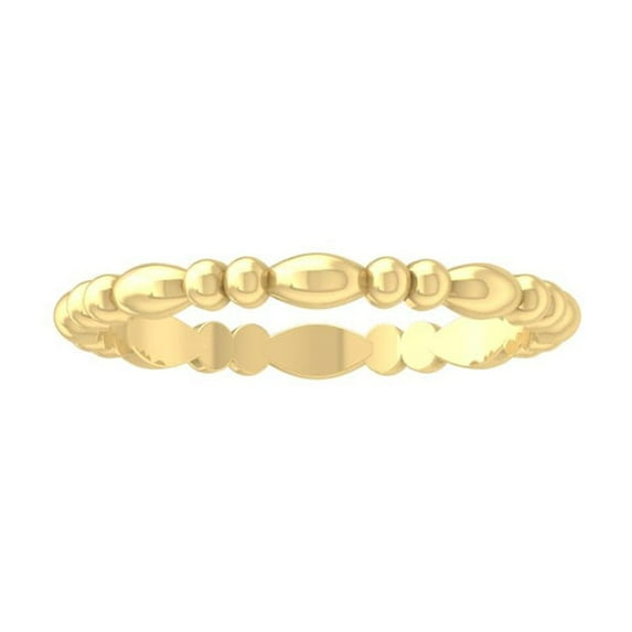 ARAIYA FINE JEWELRY 10K Yellow Gold Wedding Band Ring Size 9