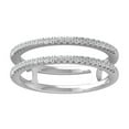 thumbnail image 1 of ARAIYA FINE JEWELRY 14K White Gold Diamond Anniversary Band Ring (1/4 cttw, I-J Color, I2-I3 Clarity) Size 8.5, 1 of 5