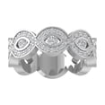 thumbnail image 1 of ARAIYA FINE JEWELRY 14K White Gold Diamond Anniversary Band Ring (7/8 cttw, I-J Color, I2-I3 Clarity) Size 10, 1 of 5