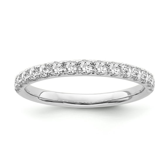 ARAIYA FINE JEWELRY 14K White Gold Diamond Band Ring (1/2 cttw, I-J Color, I2 Clarity), Size 9.5