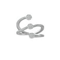 thumbnail image 1 of ARAIYA FINE JEWELRY 14K White Gold Diamond Composite Cluster Engagement Ring (1/2 cttw, I-J Color, I2-I3 Clarity) Size 7.5, 1 of 3