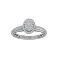 thumbnail image 1 of ARAIYA FINE JEWELRY 14K White Gold Diamond Composite Cluster Ring (1/5 cttw, I-J Color, I2-I3 Clarity) Size 7, 1 of 6