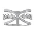 thumbnail image 1 of ARAIYA FINE JEWELRY 14K White Gold Diamond Fashion Band Ring (1/4 cttw, I-J Color, I2-I3 Clarity) Size 10, 1 of 1