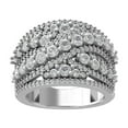 thumbnail image 1 of ARAIYA FINE JEWELRY 14K White Gold Diamond Fashion Band Ring (2 1/2 cttw, I-J Color, I2-I3 Clarity) Size 8, 1 of 6