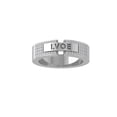 thumbnail image 1 of ARAIYA FINE JEWELRY 14K White Gold Diamond Love Band Ring (1/4 cttw, I-J Color, I2-I3 Clarity) Size 8, 1 of 6
