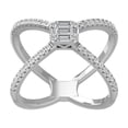 thumbnail image 1 of ARAIYA FINE JEWELRY 14K White Gold Diamond Wedding Anniversary Band Ring (3/8 cttw I-J Color, I2-I3 Clarity) Size 5, 1 of 1