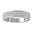 thumbnail image 1 of ARAIYA FINE JEWELRY 14K White Gold Diamond Wedding Band Ring (1/4 cttw, I-J Color, I2-I3 Clarity) Size 8.5, 1 of 5